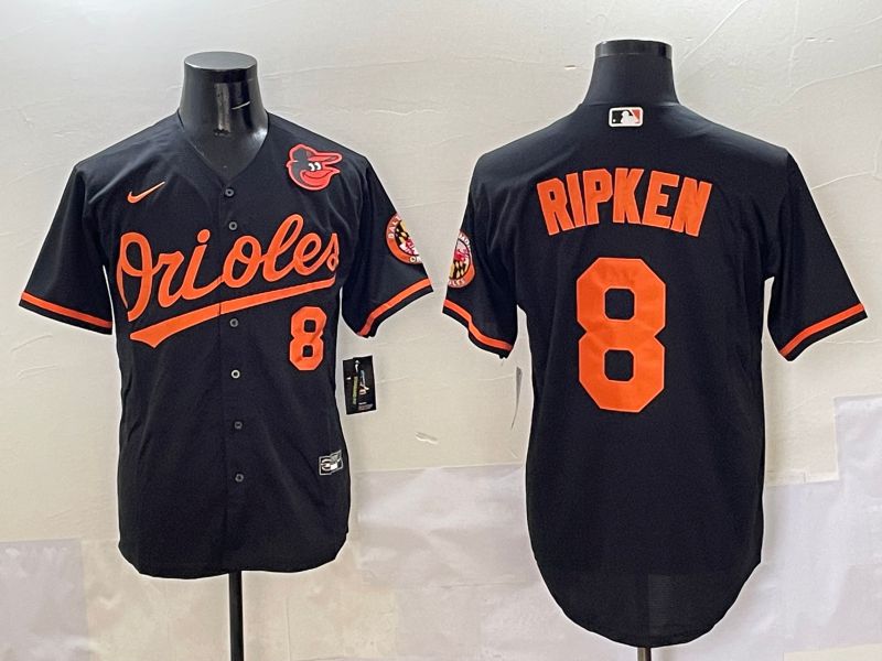 Men Baltimore Orioles #8 Ripken Black Game 2025 Nike MLB Jersey style 5099->milwaukee brewers->MLB Jersey